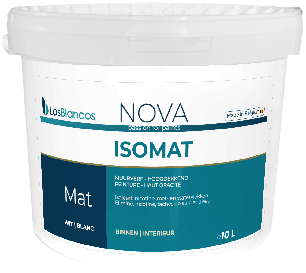NOVA ISOMAT isolerende muurverf mat 10 L